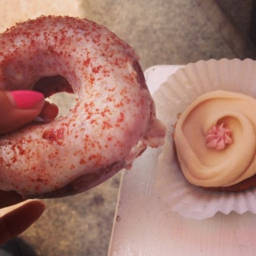 Gluten-free donut and cupcake top from Erin McKenna's Bakery